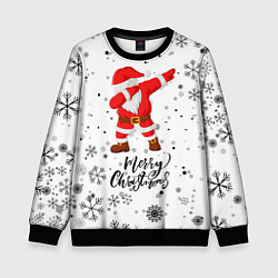 Детский свитшот Santa Dabbing идет снег