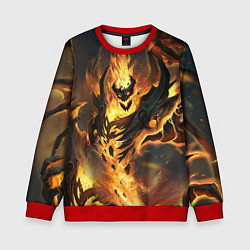 Свитшот детский DOTA 2 SHADOW FIEND ТЕНЬ, цвет: 3D-красный