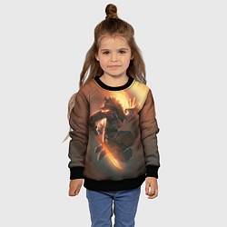 Свитшот детский DOTA 2 ДЖАГЕРНАУТ, цвет: 3D-черный — фото 2