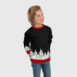 Свитшот детский НОВОГОДНЯЯ НОЧЬ 2022, цвет: 3D-красный — фото 2