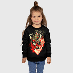 Свитшот детский Darkest Dungeon - Темнейшее подземелье, цвет: 3D-черный — фото 2