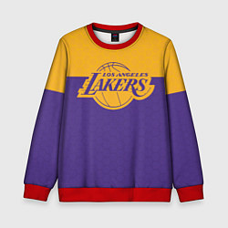 Свитшот детский LAKERS LINE HEXAGON SPORT, цвет: 3D-красный