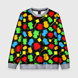 Свитшот детский SOUTH PARK ЮЖНЫЙ ПАРК НОВОГОДНИЙ УЗОР, цвет: 3D-меланж