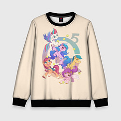 Свитшот детский G5 My Little Pony, цвет: 3D-черный