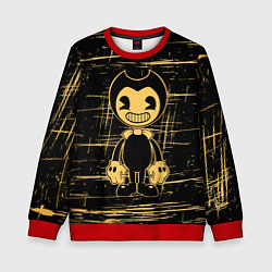 Свитшот детский Bendy and the ink machine - Бенди, цвет: 3D-красный