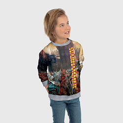 Свитшот детский Ваха Осада, цвет: 3D-меланж — фото 2