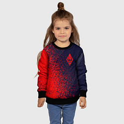 Свитшот детский СКАЙРИМ - Краска, цвет: 3D-черный — фото 2