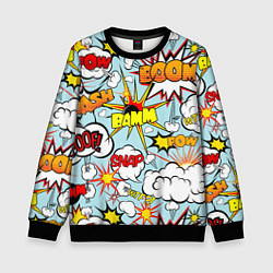Свитшот детский BoOMbiT, цвет: 3D-черный