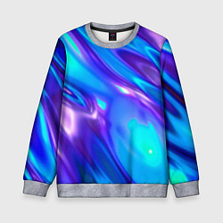 Свитшот детский Neon Holographic, цвет: 3D-меланж