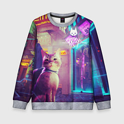 Свитшот детский Stray, цвет: 3D-меланж