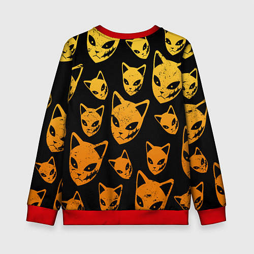 Детский свитшот ЗЕНИЦУ ZENITSU СТИЛЬ ГРОМА / 3D-Красный – фото 2