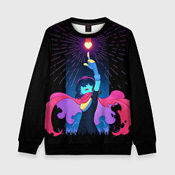 Детский свитшот DELTARUNE HEART SYMBOL