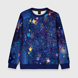 Свитшот детский Звездное небо мечтателя, цвет: 3D-синий