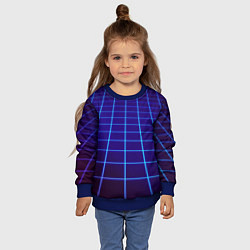 Свитшот детский NEON 3D WORLD, цвет: 3D-синий — фото 2