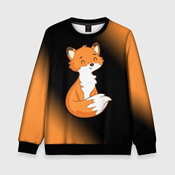 Свитшот детский FOX - Градиент, цвет: 3D-черный