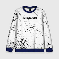 Свитшот детский Nissan ниссан, цвет: 3D-синий