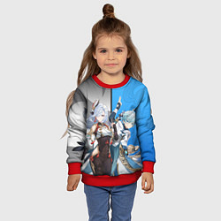 Свитшот детский ШЭНЬ ХЭ ЧУНЬ ЮНЬ GENSHIN IMPACT, цвет: 3D-красный — фото 2