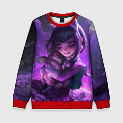 Свитшот детский Goth Annie League Of Legends, цвет: 3D-красный