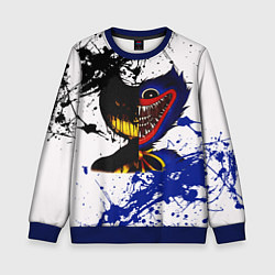 Свитшот детский BENDY AND THE INK MACHINE POPPY PLAYTIME, цвет: 3D-синий