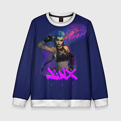 Детский свитшот League Of Legends Arcane JINX BOOM