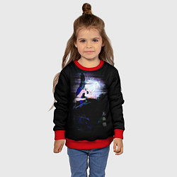 Свитшот детский Сатору Satoru Gojou, цвет: 3D-красный — фото 2