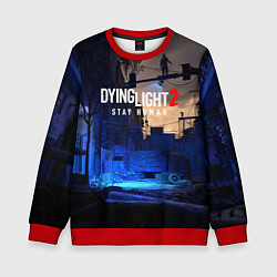 Свитшот детский Dyng Light 2: Stay Human - Приближается ночь, цвет: 3D-красный