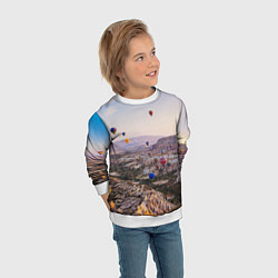 Свитшот детский Воздушные Шары!, цвет: 3D-белый — фото 2