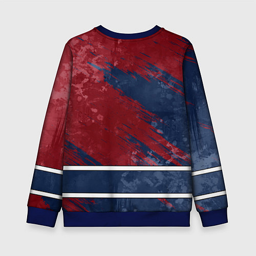 Детский свитшот Вашингтон Кэпиталз Washington Capitals / 3D-Синий – фото 2