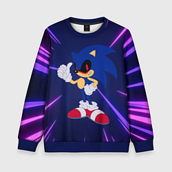 Свитшот детский SONIC EXE СОНИК, цвет: 3D-синий