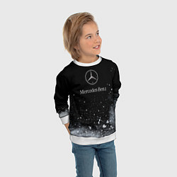 Свитшот детский Mercedes-Benz распылитель, цвет: 3D-белый — фото 2