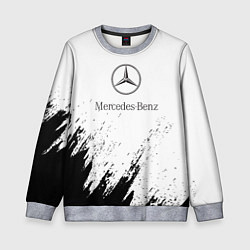 Свитшот детский Mercedes-Benz - White texture, цвет: 3D-меланж