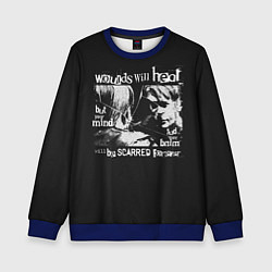 Свитшот детский Джеймс Сандерленд, цвет: 3D-синий