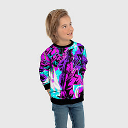 Свитшот детский Katana Zero Файтинг Катана Зеро Игра, цвет: 3D-черный — фото 2