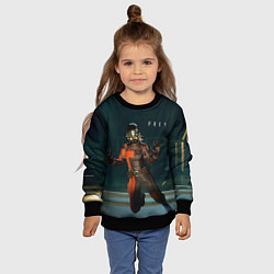 Свитшот детский Prey невесомость, цвет: 3D-черный — фото 2