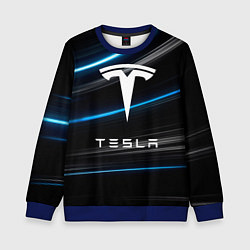 Детский свитшот Tesla - Неоновые полосы