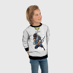 Свитшот детский Yasuo Meme, цвет: 3D-черный — фото 2