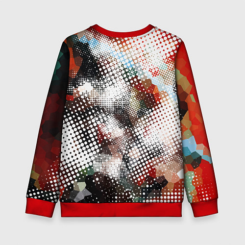 Детский свитшот Каэдэхара Кадзуха-странствующий самурай / 3D-Красный – фото 2