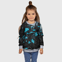 Свитшот детский Лесная поляна, цвет: 3D-меланж — фото 2