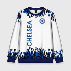 Свитшот детский Chelsea челси спорт, цвет: 3D-синий