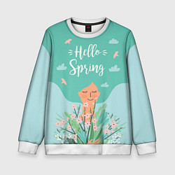 Детский свитшот Hello spring