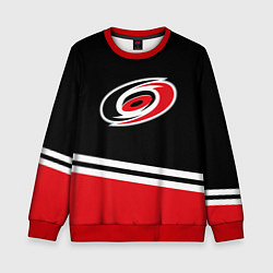 Свитшот детский Carolina Hurricanes , Каролина Харрикейнз, цвет: 3D-красный