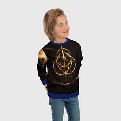 Свитшот детский ELDEN RING SYMBOL ВЕЛИКИЕ РУНЫ, цвет: 3D-синий — фото 2