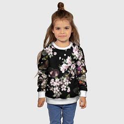 Свитшот детский Краски весны, цвет: 3D-белый — фото 2