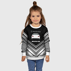 Свитшот детский MercedesAMG gt, цвет: 3D-белый — фото 2