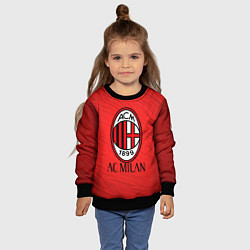 Свитшот детский Ac milan милан, цвет: 3D-черный — фото 2