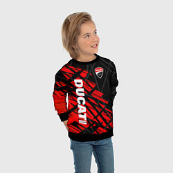 Свитшот детский DUCATI МОТО СПОРТ, цвет: 3D-черный — фото 2