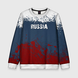 Детский свитшот Россия - краски