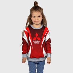 Свитшот детский MITSHUBISHI RED CAMO, цвет: 3D-меланж — фото 2