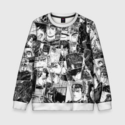 Свитшот детский Berserk pattern, цвет: 3D-белый