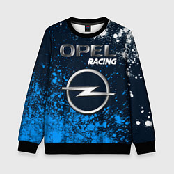Свитшот детский OPEL Racing Краска, цвет: 3D-черный
